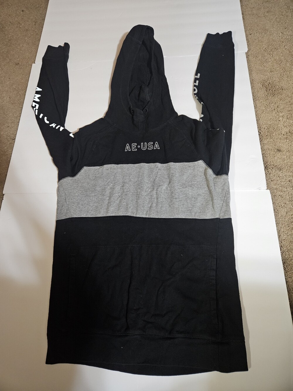 American Eagle Colorblock Hoodie S